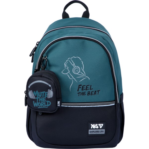 Фото - Рюкзак школьный YES TS-113M Feel the Beat (550324)